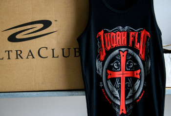 Judah Flo | Water Based Discharge T-Shirt Logo | Impressionz Printing