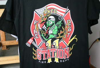 Kissimmee Fire Station |Premium Screen Printing | Impressionz Printing
