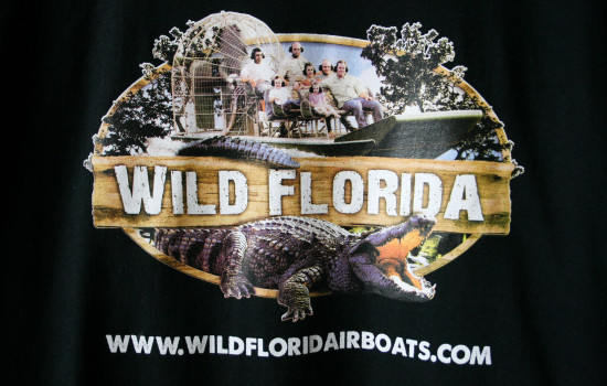 complete logo wild florida boats on full color t-shirt printing by impressionz printing
