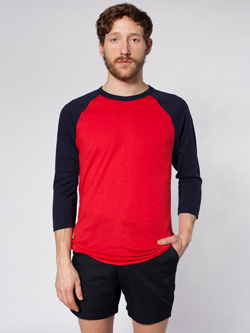 American Apparel - BB453 - Red/Navy