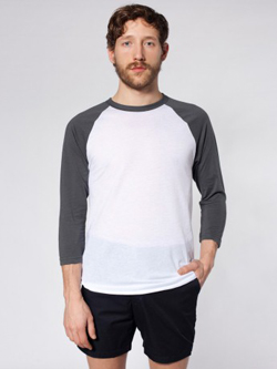 American Apparel - BB453 - White/Asphalt
