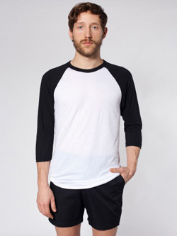 American Apparel - BB453 - White/Black